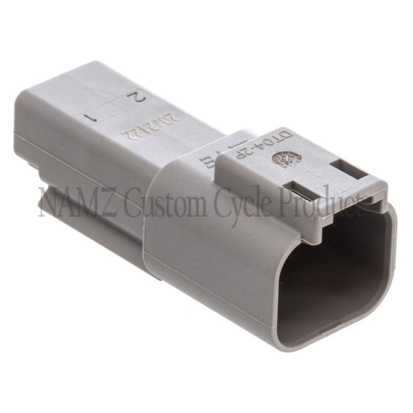 Namz Deutsch Receptacle - 2-Pin - Gray [MPN: DR-2G]_1460943