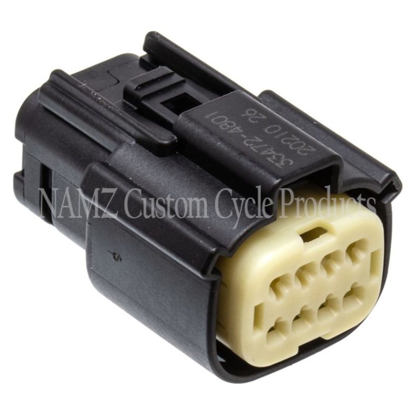 Namz Molex MX 150 Connector 72479-07 - 8-Pin Female - Black [MPN: NM-33472-0801]_1461609