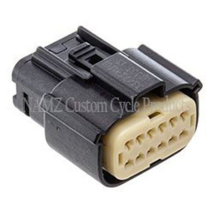 Namz Molex MX 150 Connector 72487-07 - 12-Pin Female - Black [MPN: NM-33472-1201]_1461540