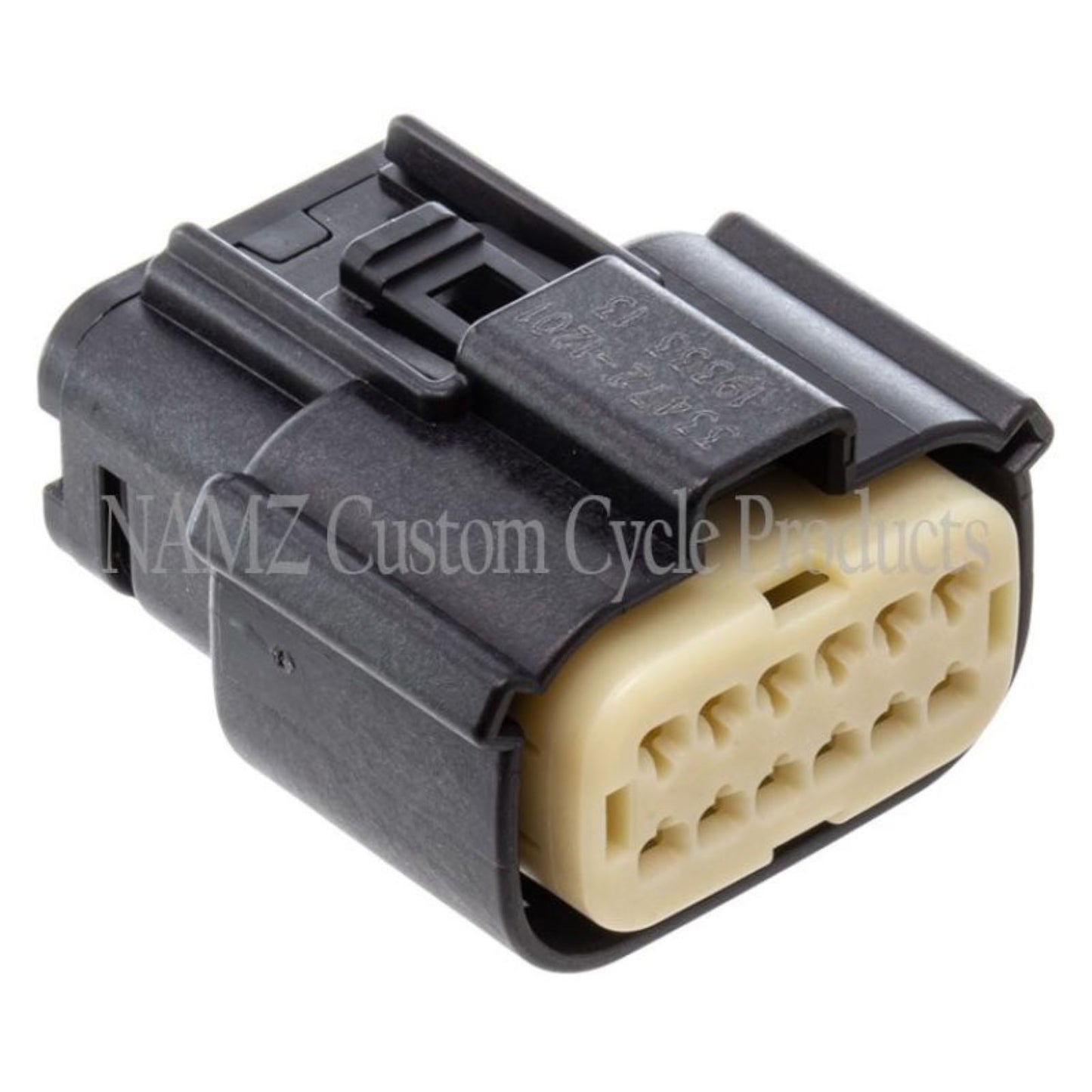 Namz Molex MX 150 Connector 72487-07 - 12-Pin Female - Black [MPN: NM-33472-1201]_1461588