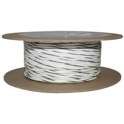 Namz 100' Wire Spool - 18 Gauge - White/Black [MPN: NWR-90-100]_107034