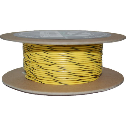 Namz 100' Wire Spool - 18 Gauge - Yellow/Black [MPN: NWR-40-100]_728429