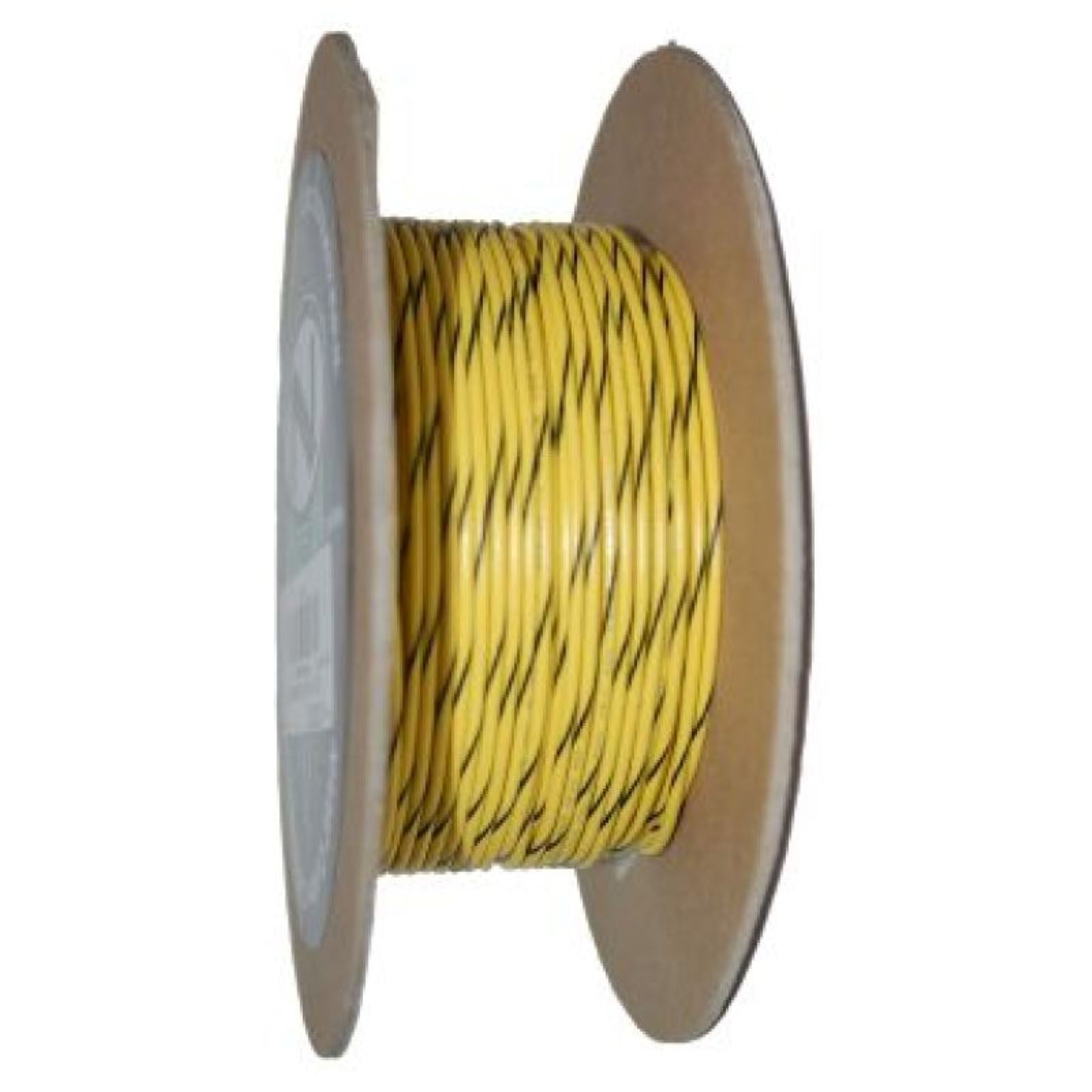 Namz 100' Wire Spool - 18 Gauge - Yellow/Black [MPN: NWR-40-100]_1461889