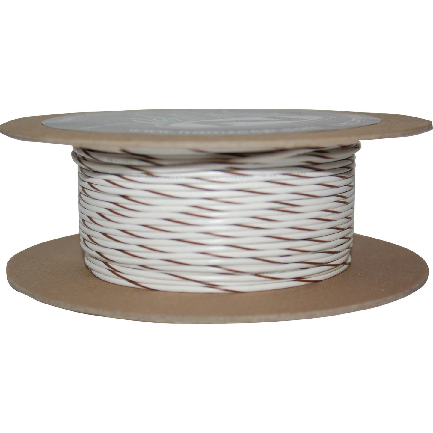 Namz 100' Wire Spool - 18 Gauge - White/Brown [MPN: NWR-91-100]_728417
