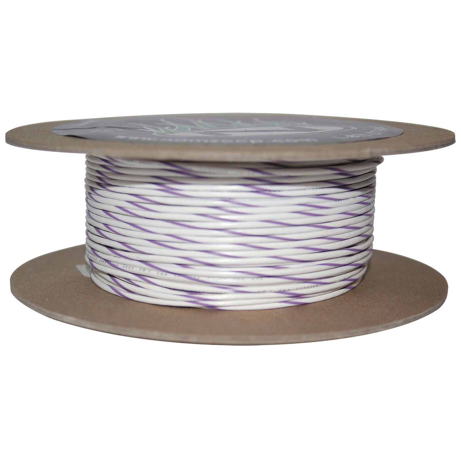 Namz 100' Wire Spool - 18 Gauge - White/Violet [MPN: NWR-97-100]_107039