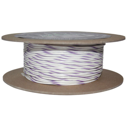 Namz 100' Wire Spool - 18 Gauge - White/Violet [MPN: NWR-97-100]_107039