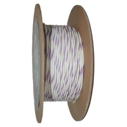 Namz 100' Wire Spool - 18 Gauge - White/Violet [MPN: NWR-97-100]_1461935