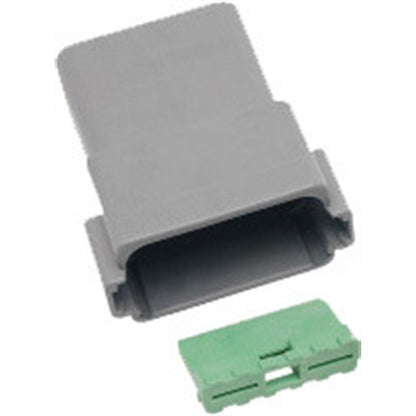 Namz Deutsch Receptacle - 12-Pin - Gray [MPN: DR-12G]_728020