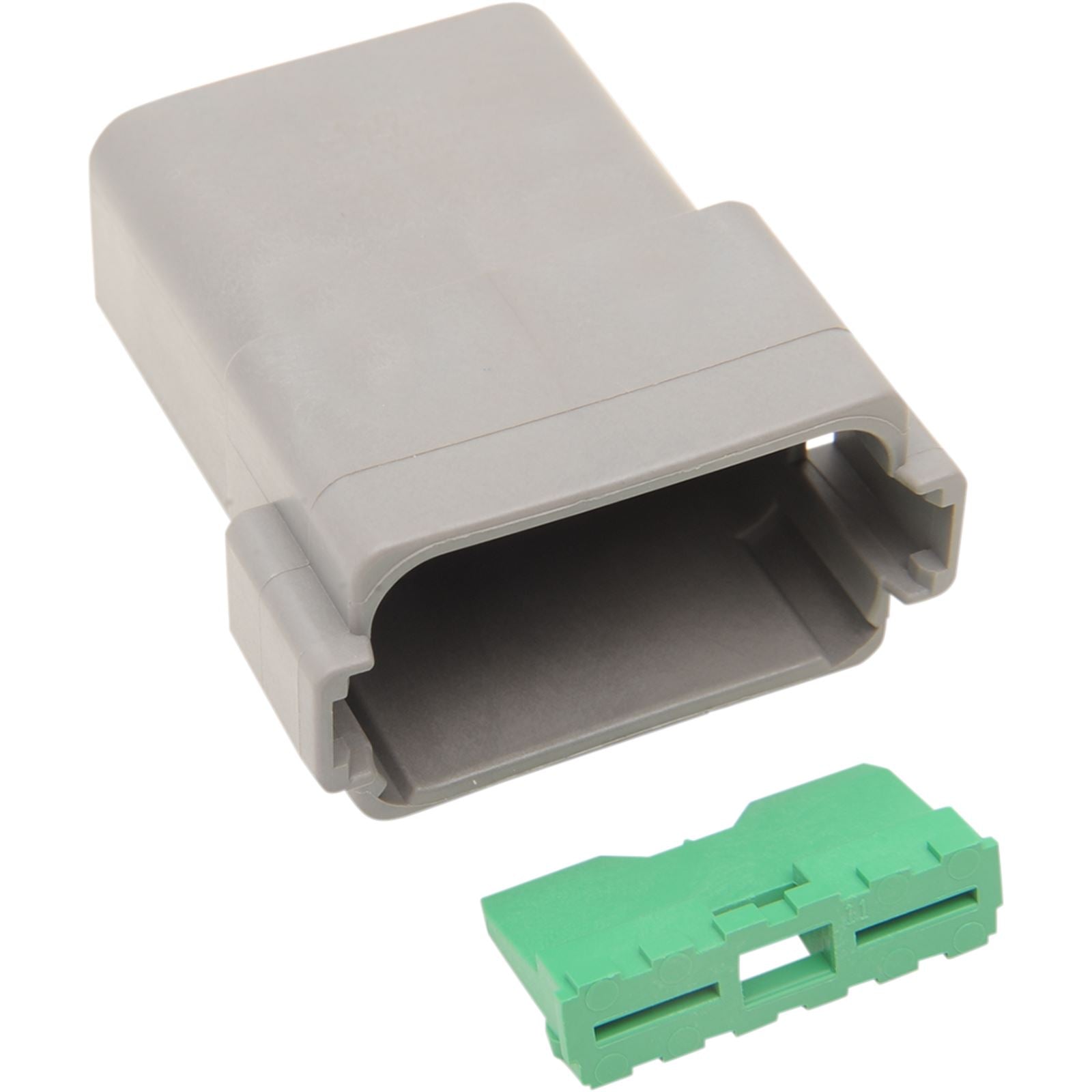 Namz Deutsch Receptacle - 12-Pin - Gray [MPN: DR-12G]_448329