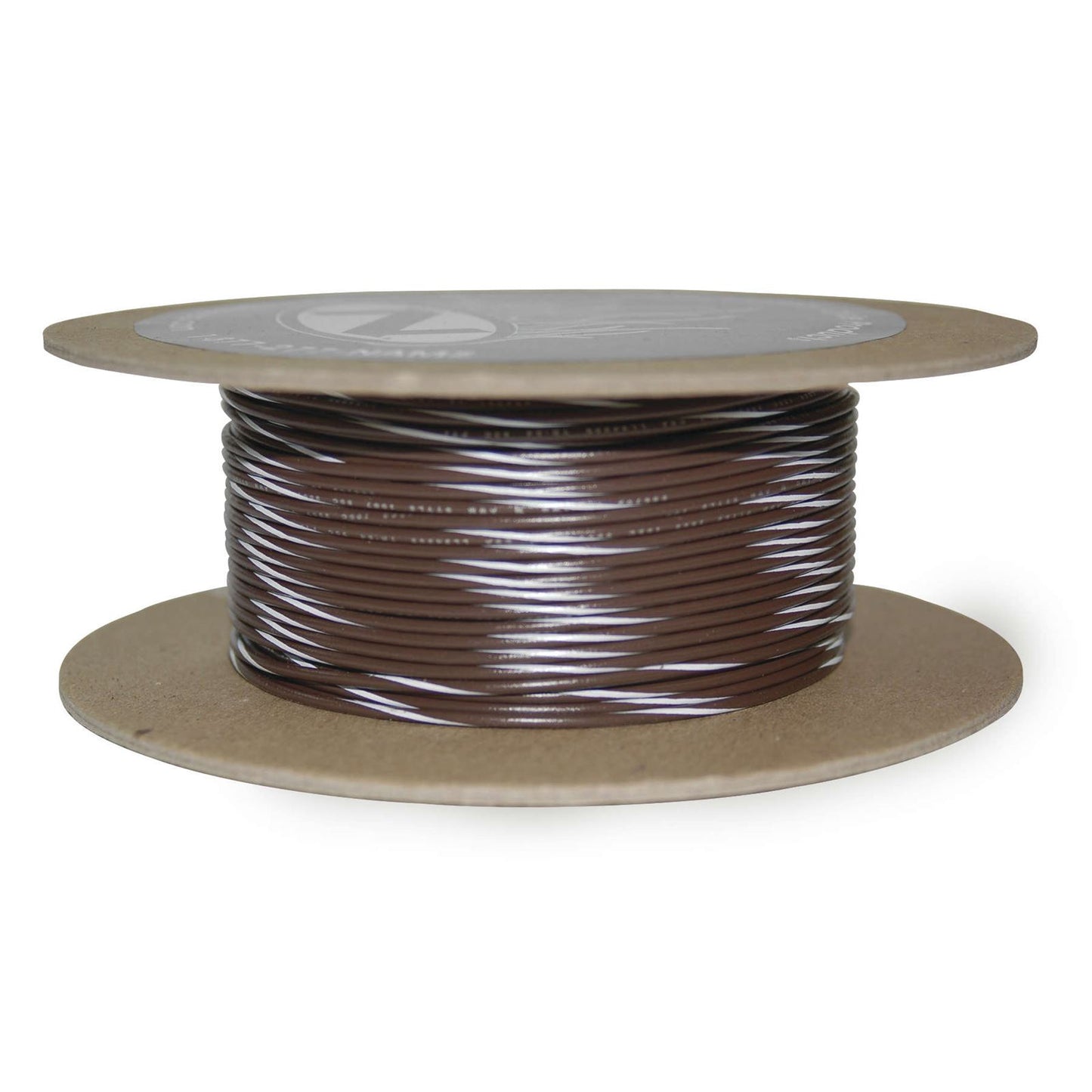Namz 100' Wire Spool - 18 Gauge - Brown/White [MPN: NWR-19-100]_107062