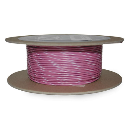 Namz 100' Wire Spool - 18 Gauge - Pink/White [MPN: NWR-109-100]_107064
