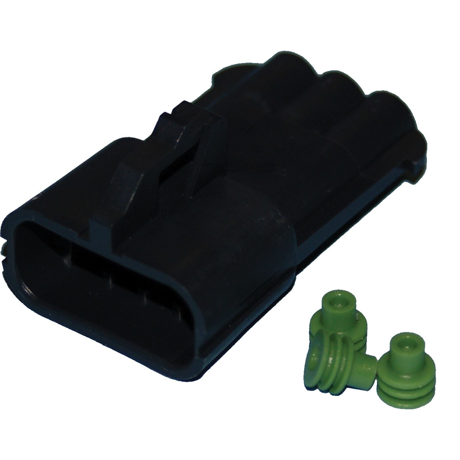 Namz Delphi-Packard Weatherpack - 3-Wire Male Connector [MPN: NDP-38064]_728634