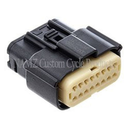 Namz Molex MX 150 Connector 72166-07 - 16-Pin Female - Black [MPN: NM-33472-1601]_1461666