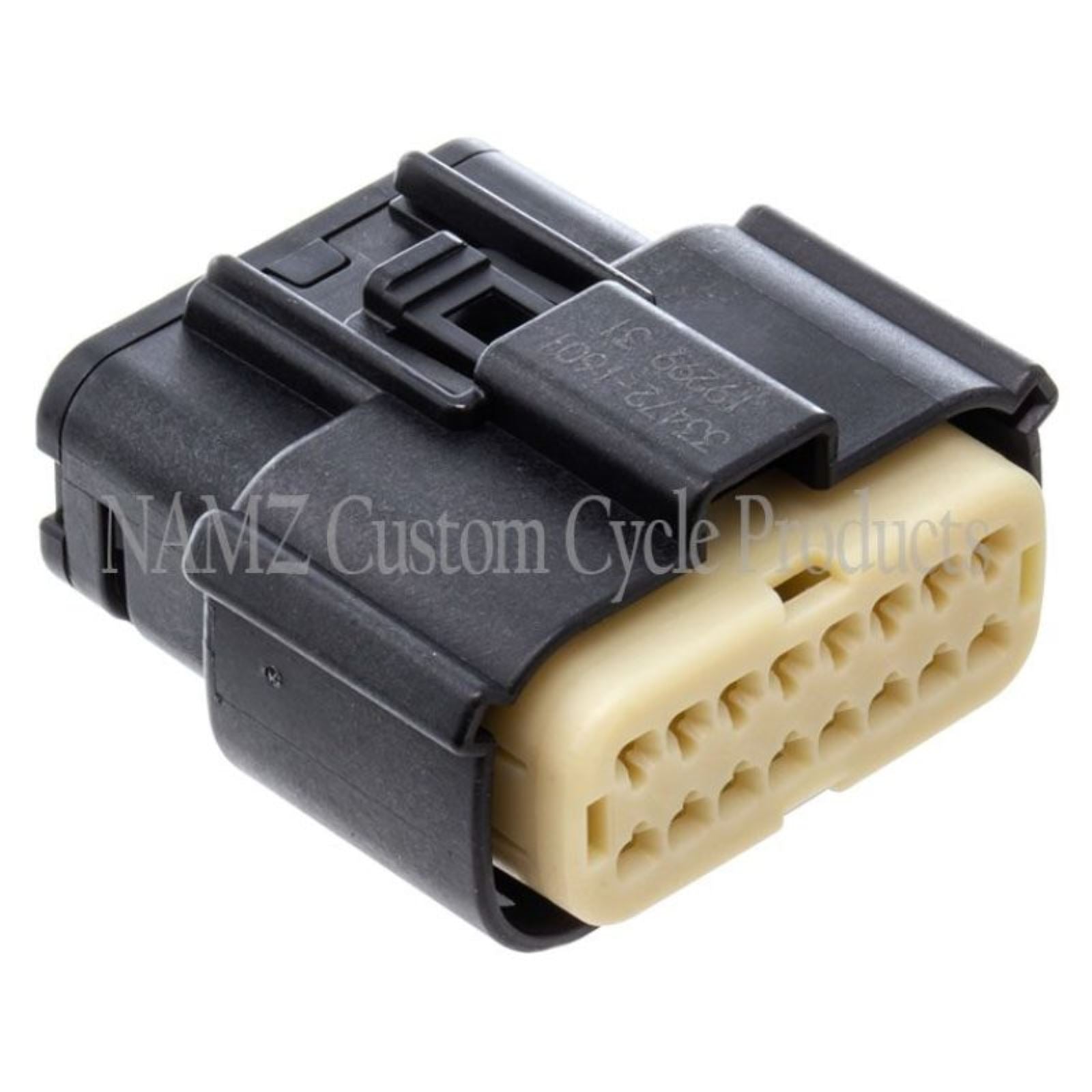Namz Molex MX 150 Connector 72166-07 - 16-Pin Female - Black [MPN: NM-33472-1601]_1461667