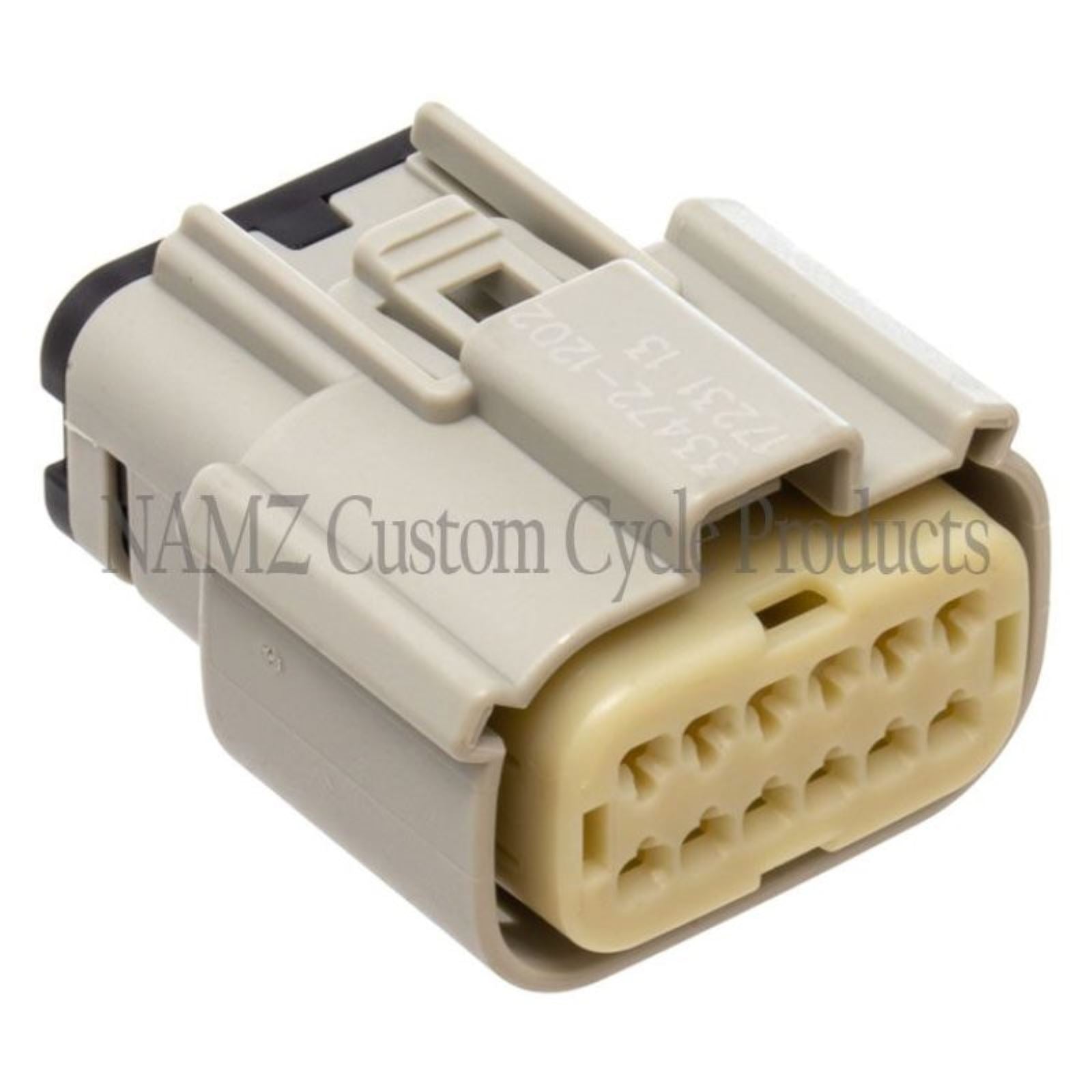 Namz Molex MX 150 Connector 72489-07 - Grey - 12-Pin [MPN: NM-33472-1202]_1461738