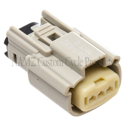 Namz Molex MX 150 Connector 72514-07 - 3-Pin Female - Gray [MPN: NM-33471-0302]_1461600