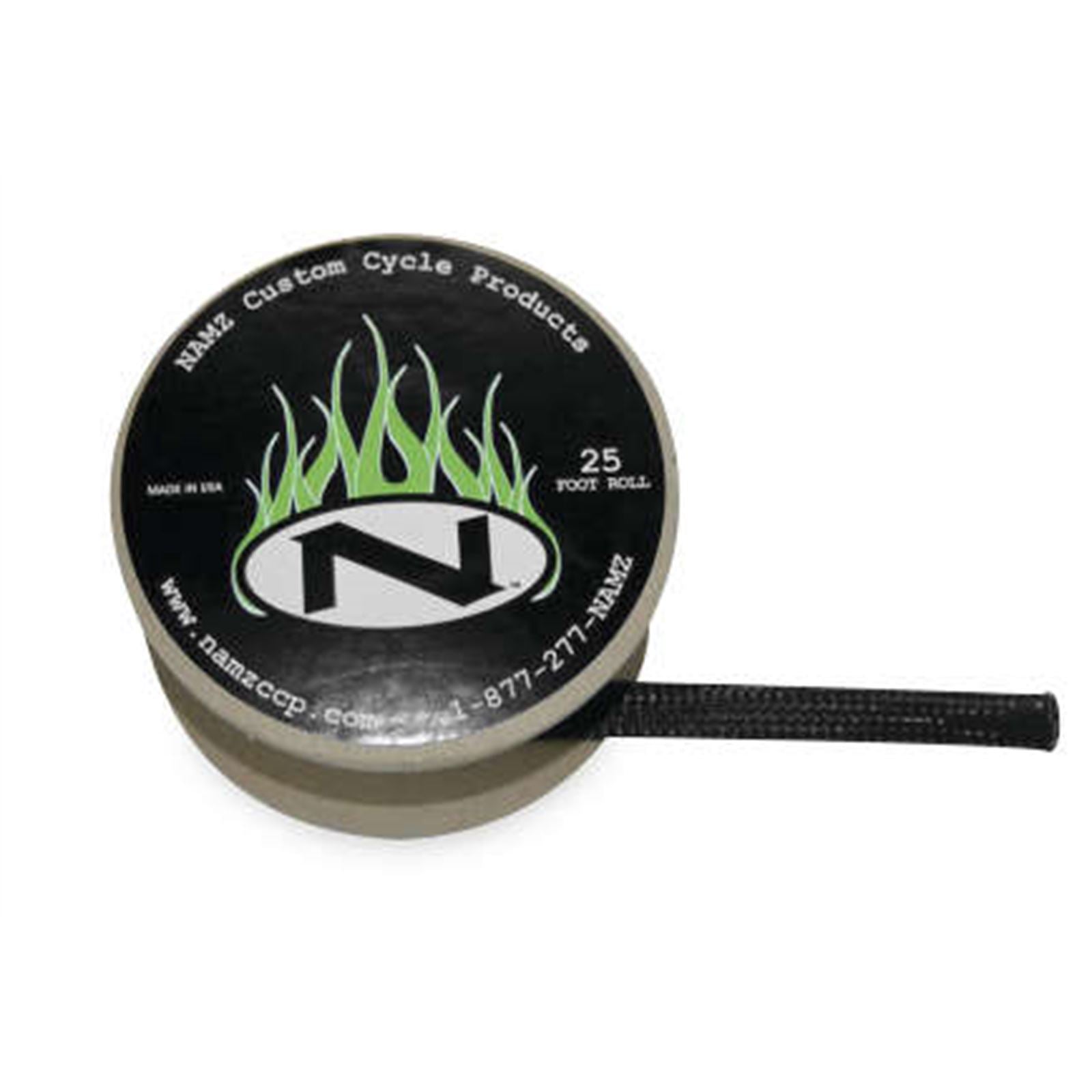 Namz Black Wire Cover 3/8" - 25' - Universal [MPN: NBFS-2503]_107180