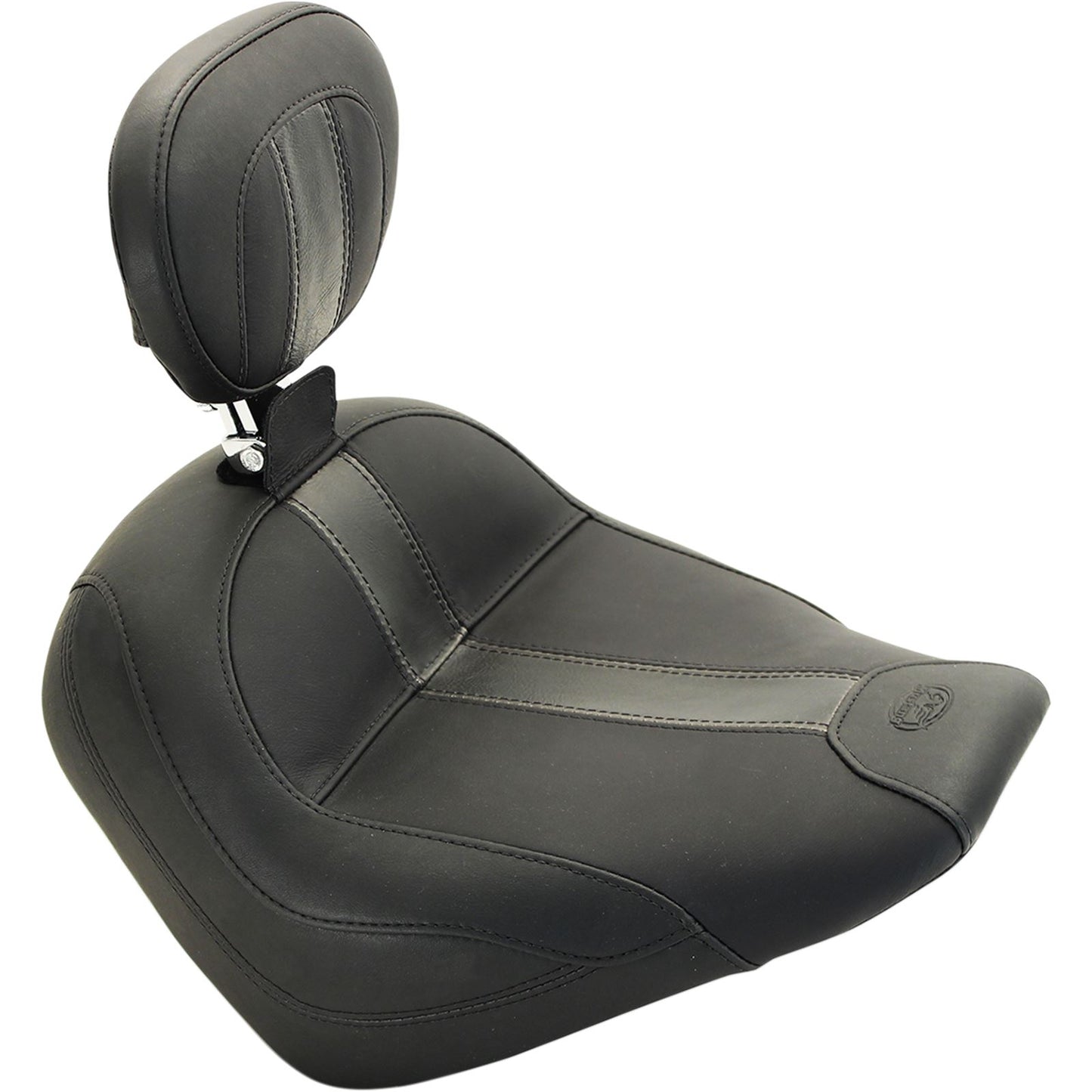 Mustang Motorcycle Products Solo Seat - Black - Vinyl - Driver's Backrest 79507_447964