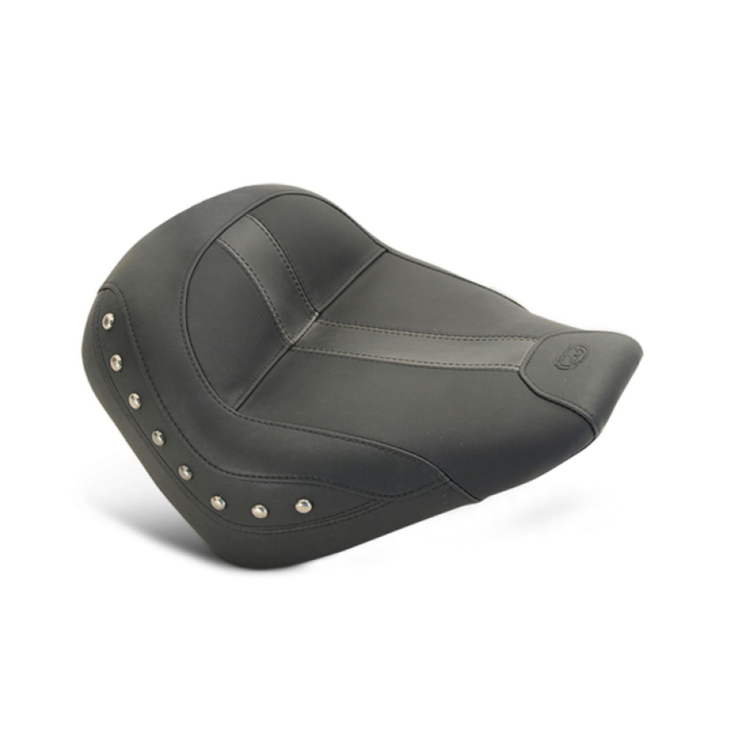 Mustang Motorcycle Products Solo Seat - Black - Vinyl - Studded - Scout 75390_1673952
