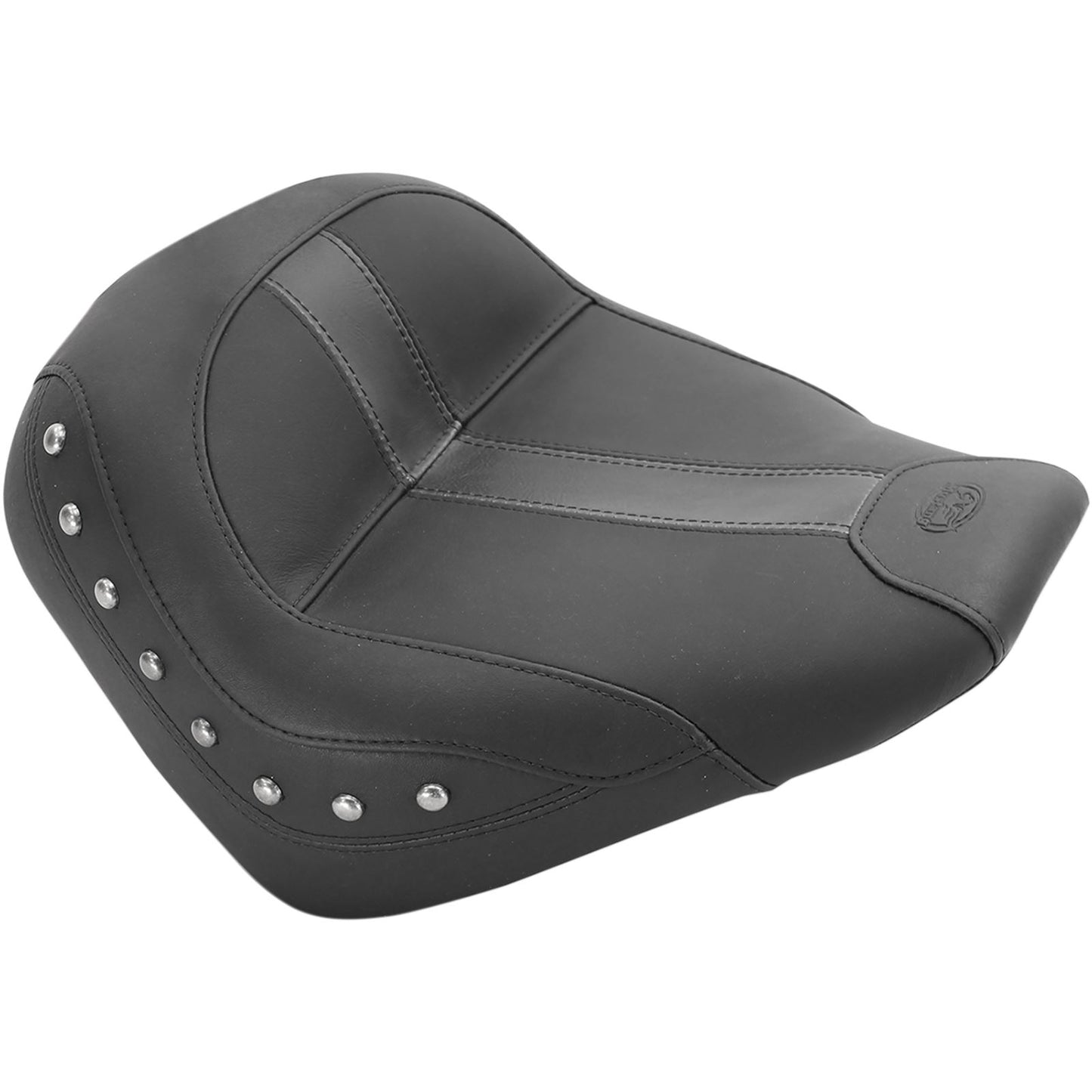 Mustang Motorcycle Products Solo Seat - Black - Vinyl - Studded - Scout 75390_447974