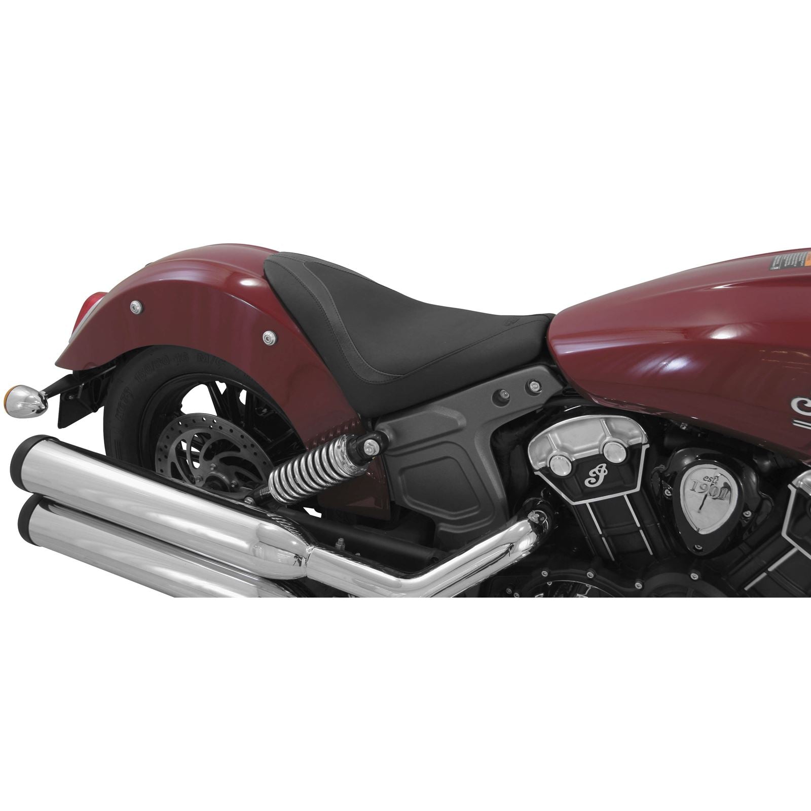 Mustang Motorcycle Products Runaround Seat - Black - Scout 75368_107207