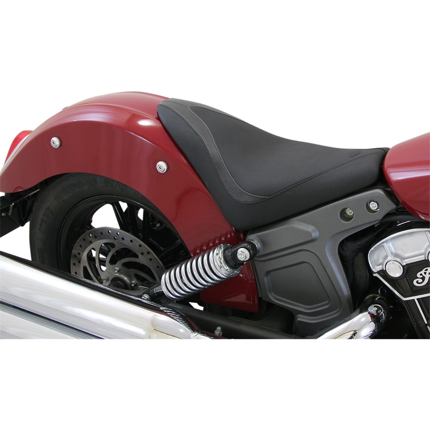 Mustang Motorcycle Products Runaround Seat - Black - Scout 75368_447978