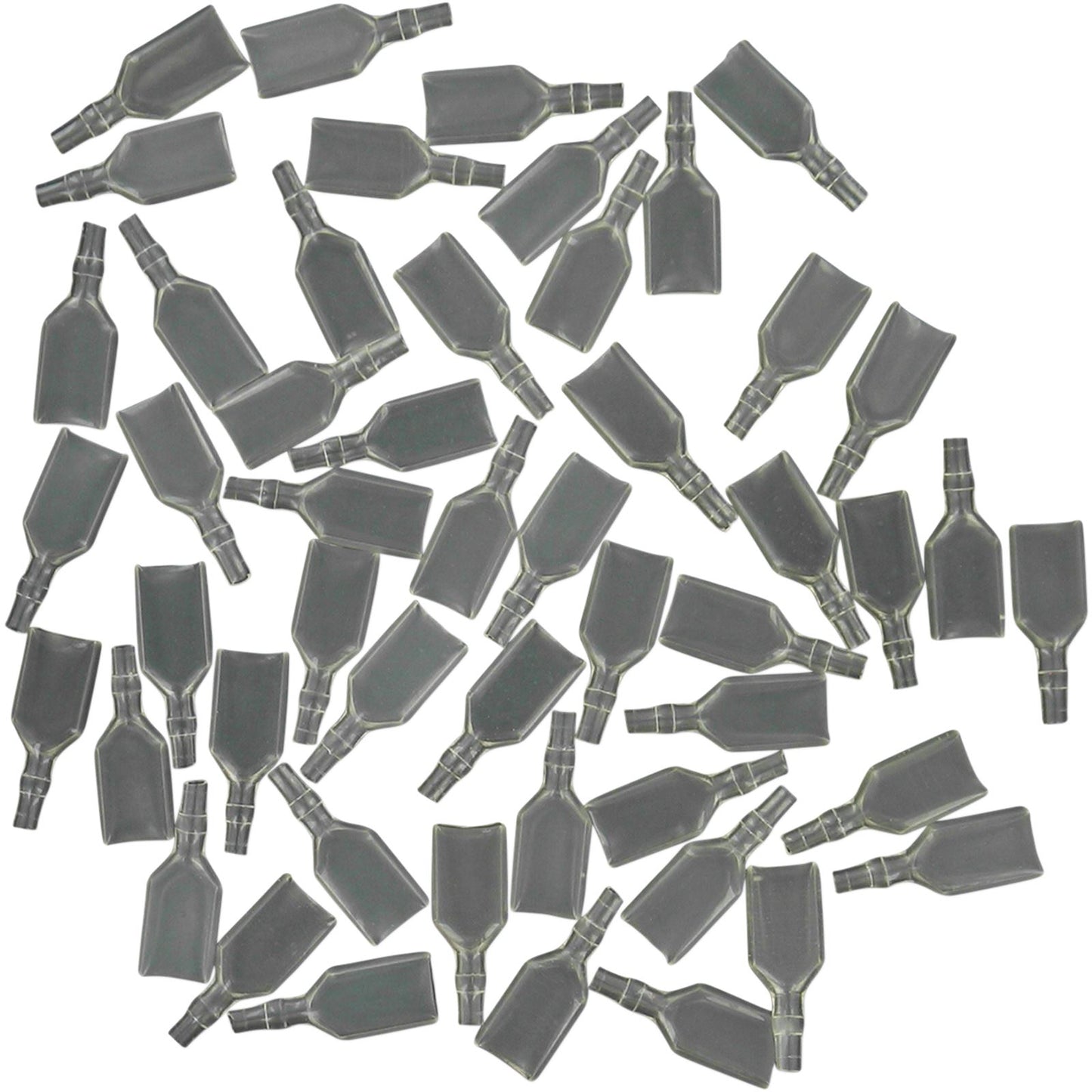 Namz #5 Shur Plug Clear Cover Dual Female - 50/Pack [MPN: NH-607301]_448556