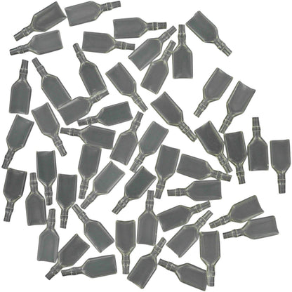 Namz #5 Shur Plug Clear Cover Dual Female - 50/Pack [MPN: NH-607301]_448556