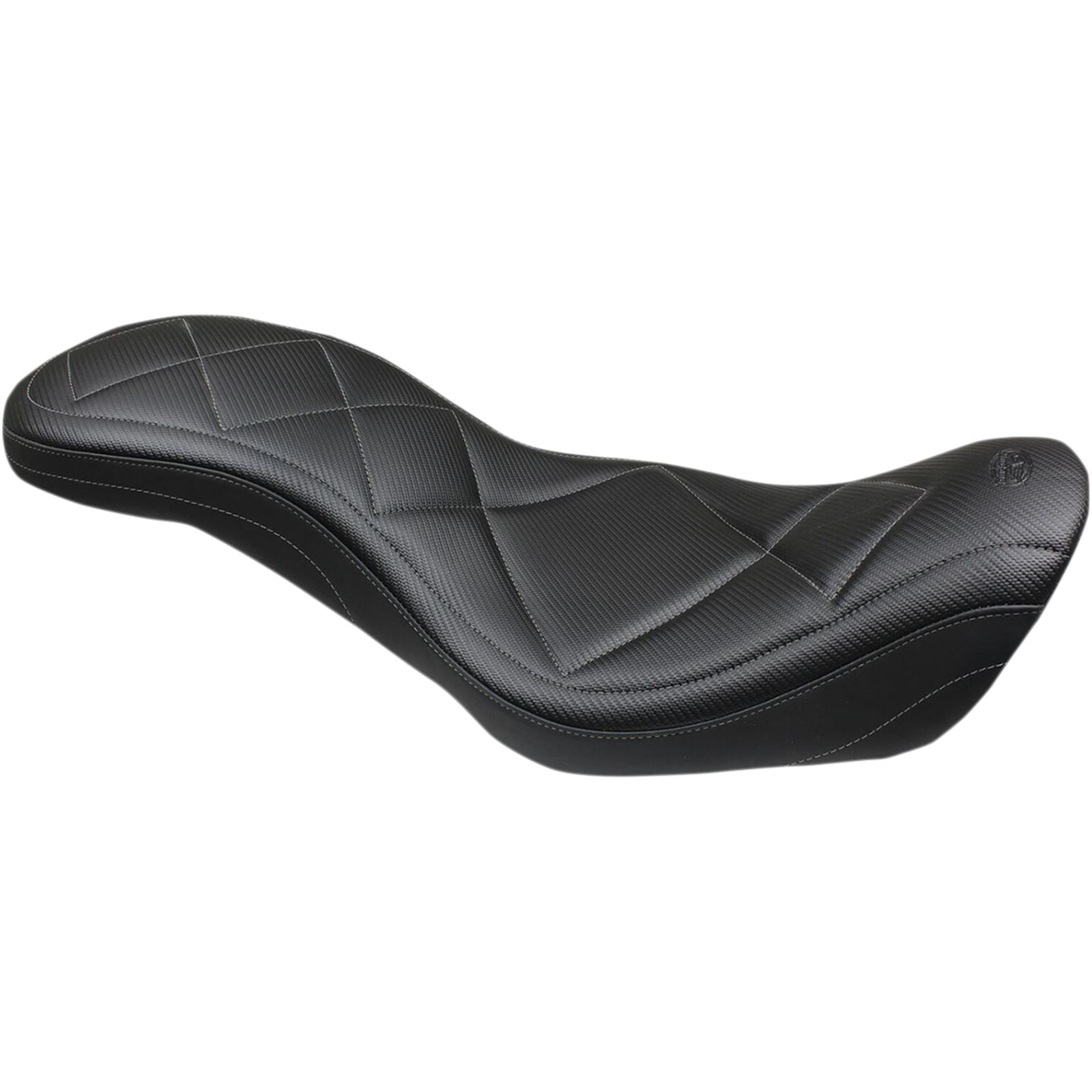 Mustang Motorcycle Products Super Tripper Seat - Carbon - Dyna 75229_447679