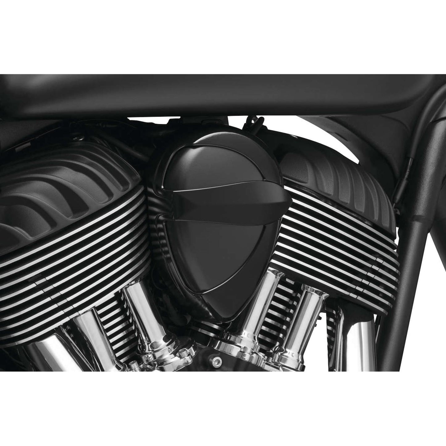 Kuryakyn Horn Cover By John Shope for Indian Black 5698_107457