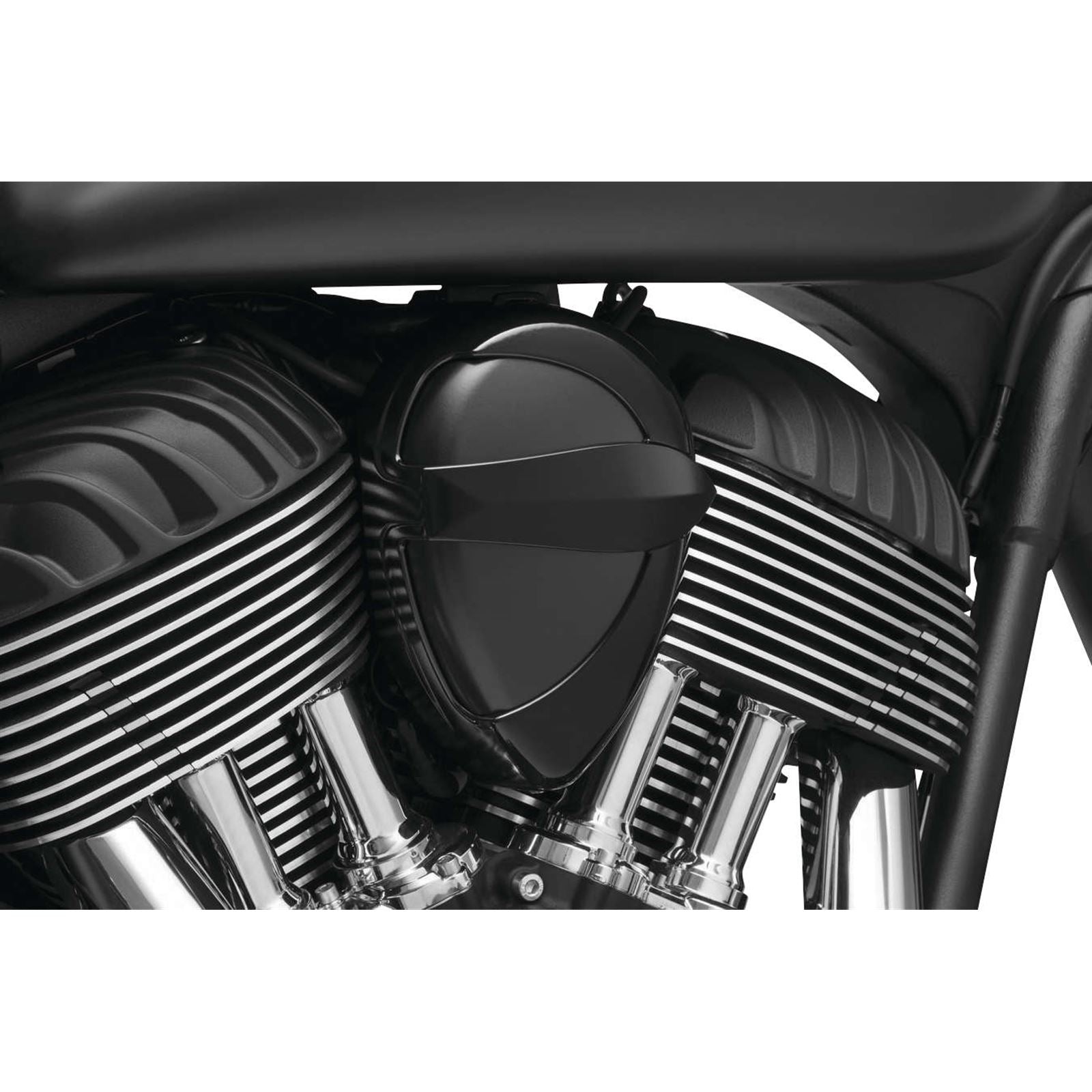 Kuryakyn Horn Cover By John Shope for Indian Black 5698_107457