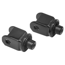 Kuryakyn Front Splined Adaptor Mounts for Cruisers, Gloss Black 8863_107460