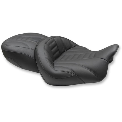 Mustang Motorcycle Products Super Touring Seat - Black - FLRT 79598_447416