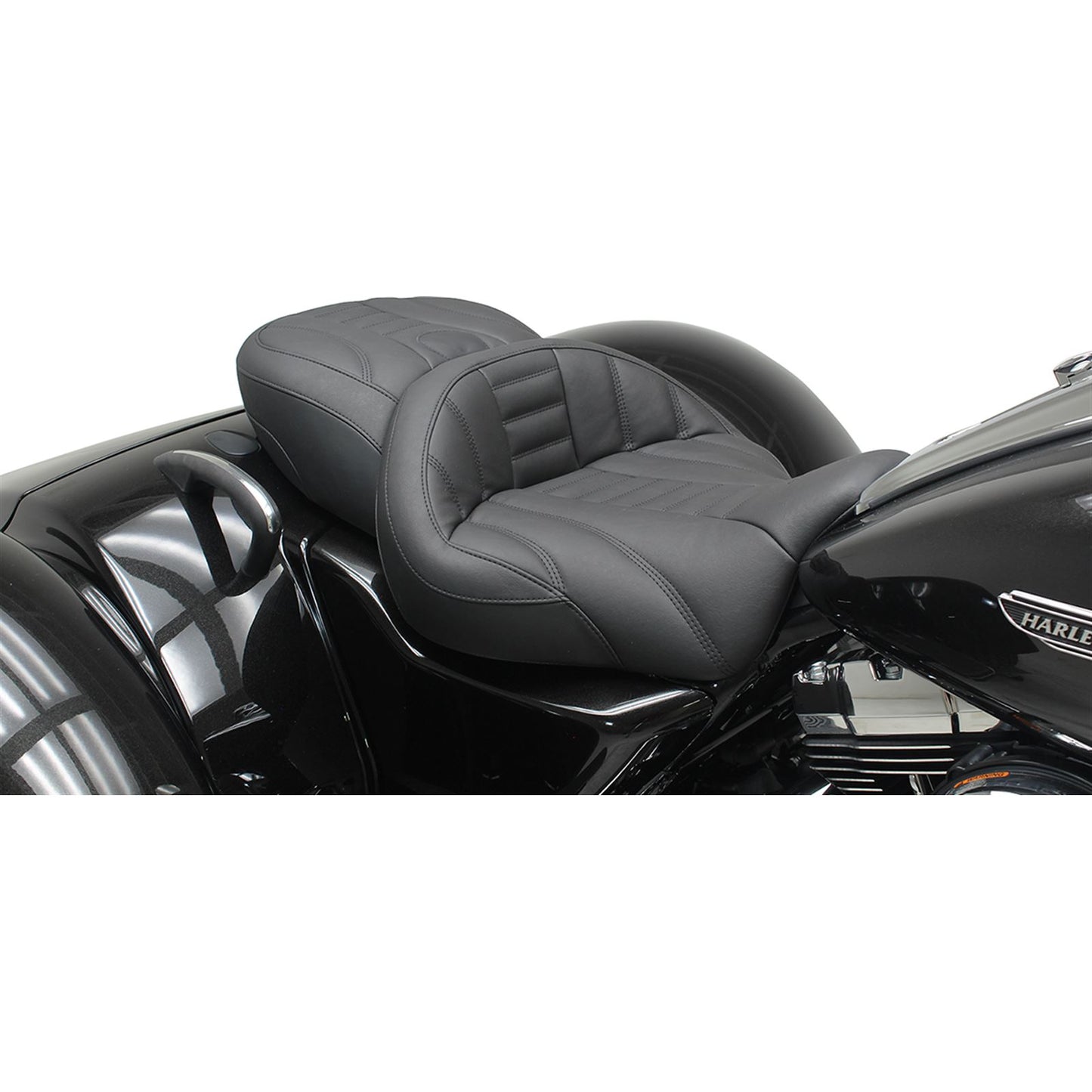 Mustang Motorcycle Products Super Touring Seat - Black - FLRT 79598_447417
