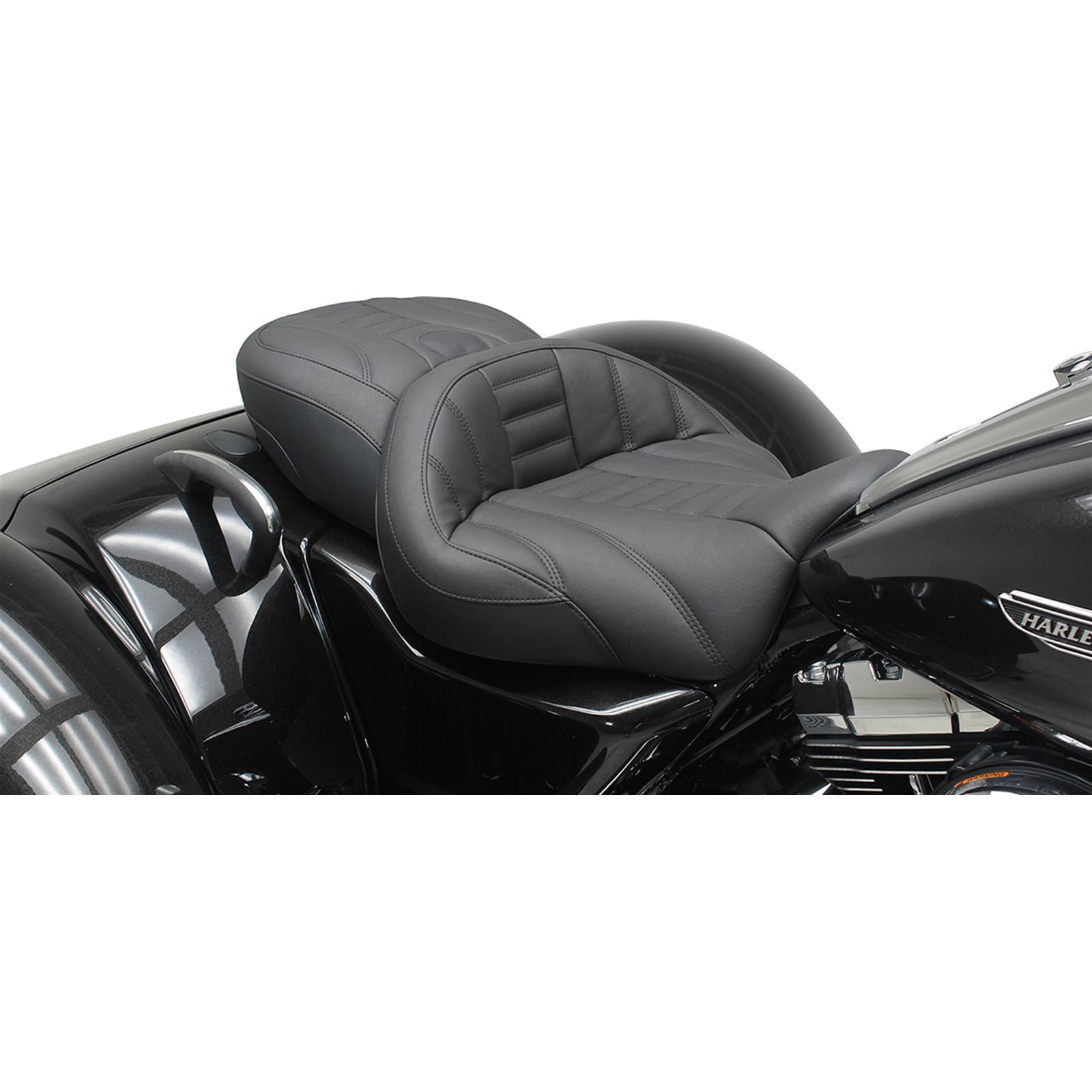 Mustang Motorcycle Products Super Touring Seat - Black - FLRT 79598_447417