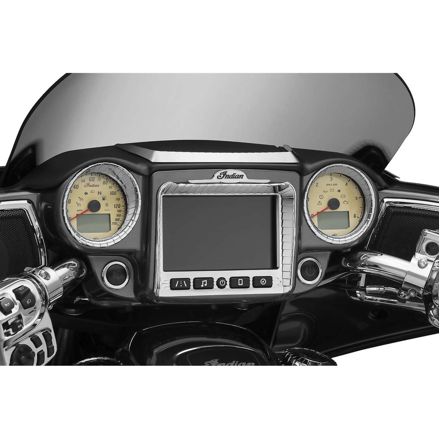 Kuryakyn Stereo Accent for Indian - Chrome 5198_107477