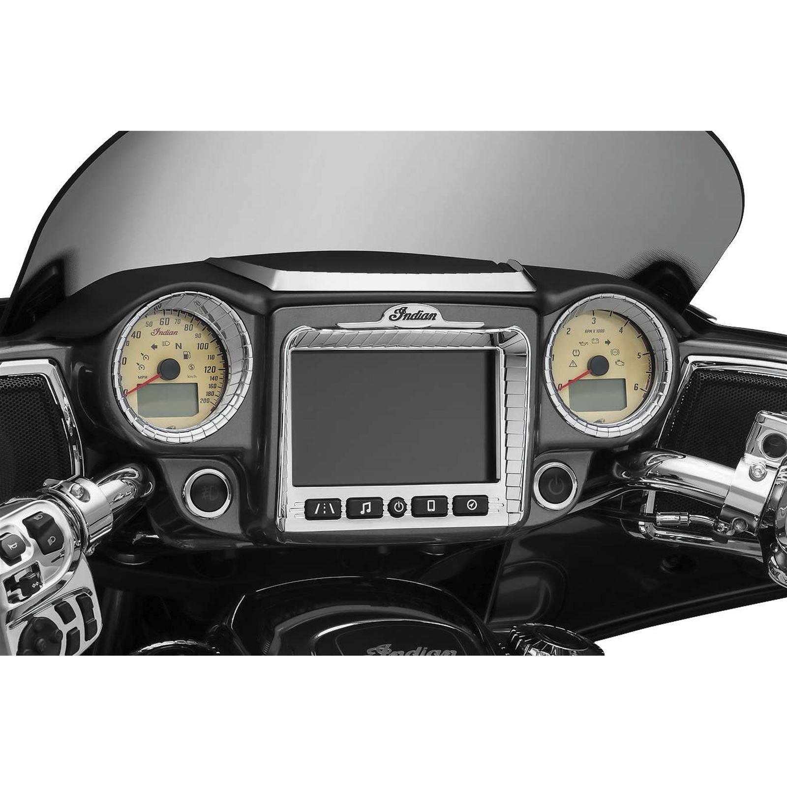 Kuryakyn Stereo Accent for Indian - Chrome 5198_107477