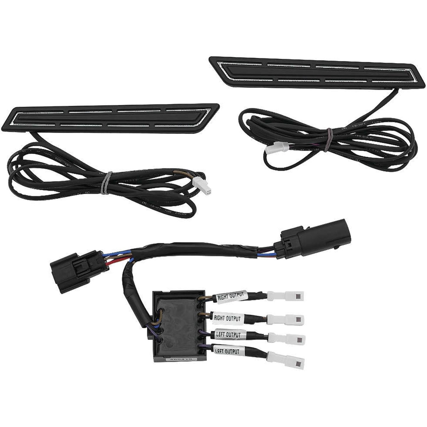 Kuryakyn LED Saddlebag Hinge Accents Black 5477_107568