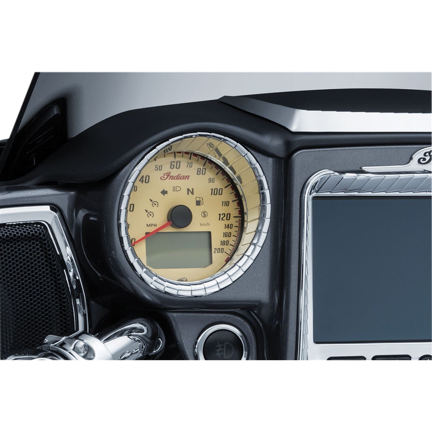 Kuryakyn Aztec Gauge Accent for Indian 17-Up 5186_413121
