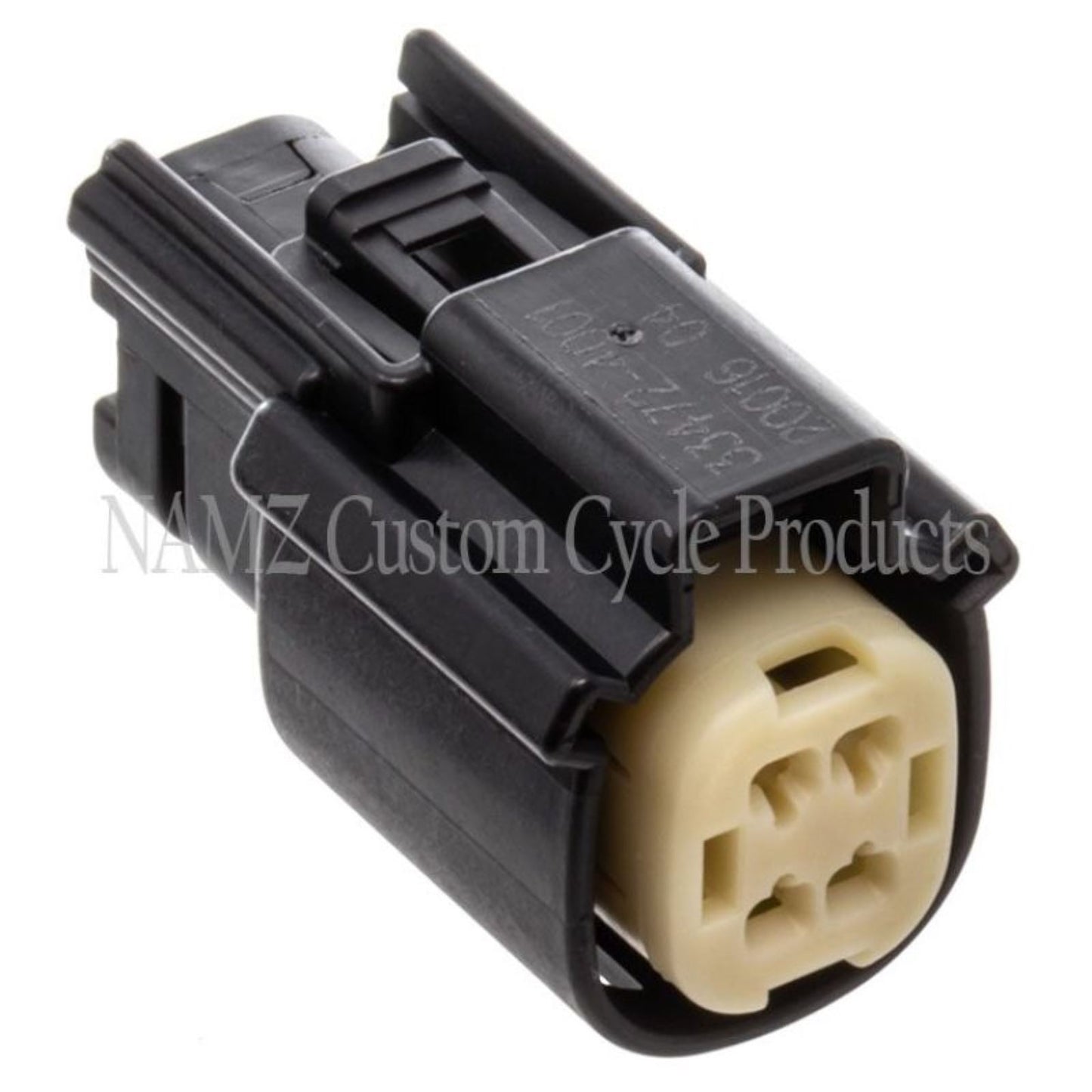 Namz Molex MX 150 Connector 72177-07 - 4-Pin Female - Black [MPN: NM-33472-4001]_1461670