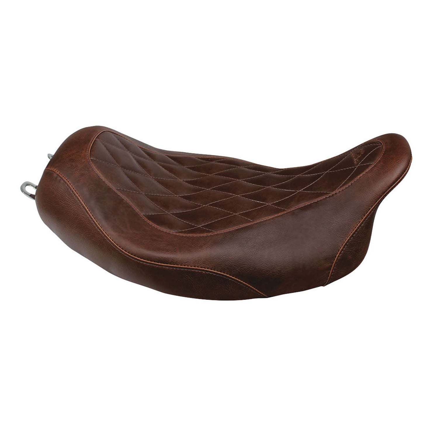 Mustang Motorcycle Products Wide Tripper Solo Seat - Brown - Diamond 76722_107658