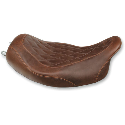 Mustang Motorcycle Products Wide Tripper Solo Seat - Brown - Diamond 76722_447374
