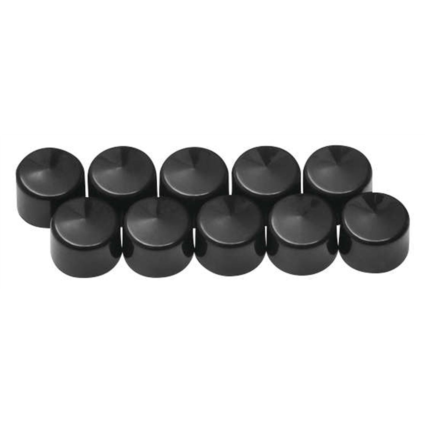 Kuryakyn Kool Kaps Bolt Covers Black, 3/16" 2454_107703