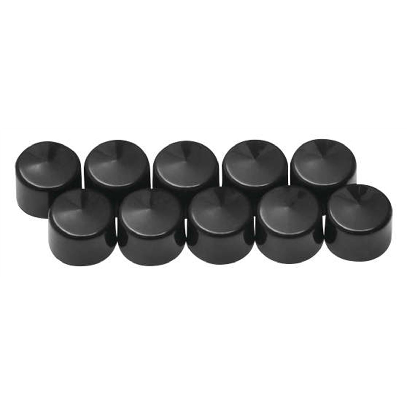 Kuryakyn Kool Kaps Bolt Covers Black, 3/16" 2454_107703