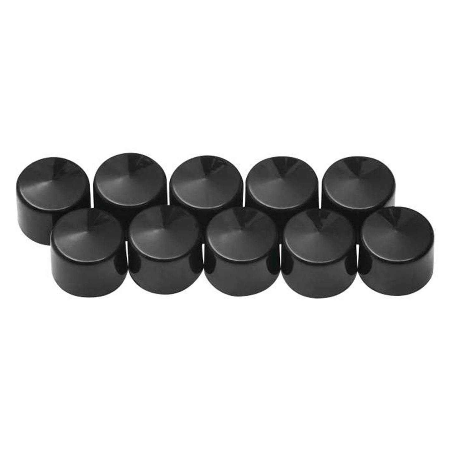 Kuryakyn Kool Kaps Bolt Covers Black, 5/16" 2455_107704