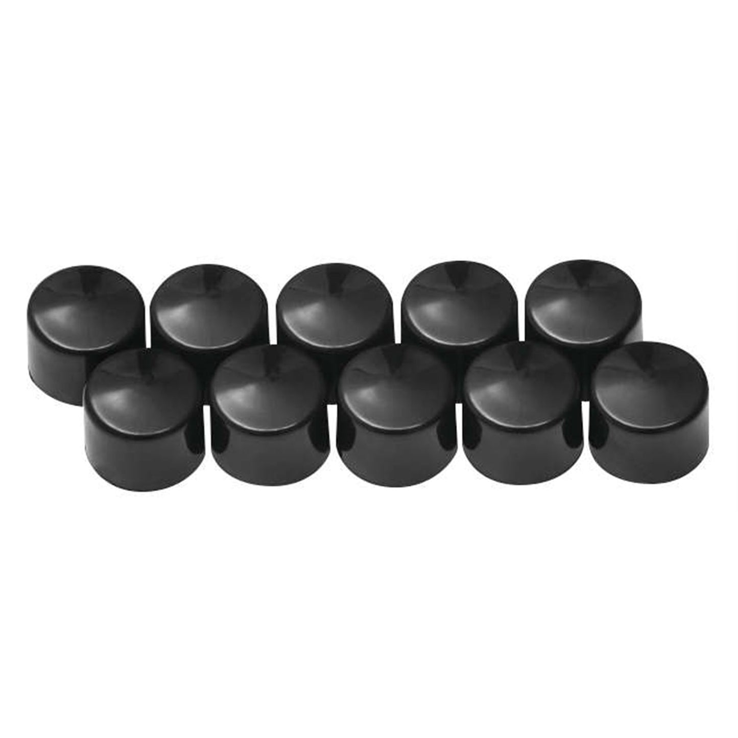 Kuryakyn Kool Kaps Bolt Covers Black, 1/4" 2457_107706