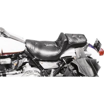 Mustang Motorcycle Products 2-Piece Regal Duke Pillow Seat - FXR '82-'94 75083_448206