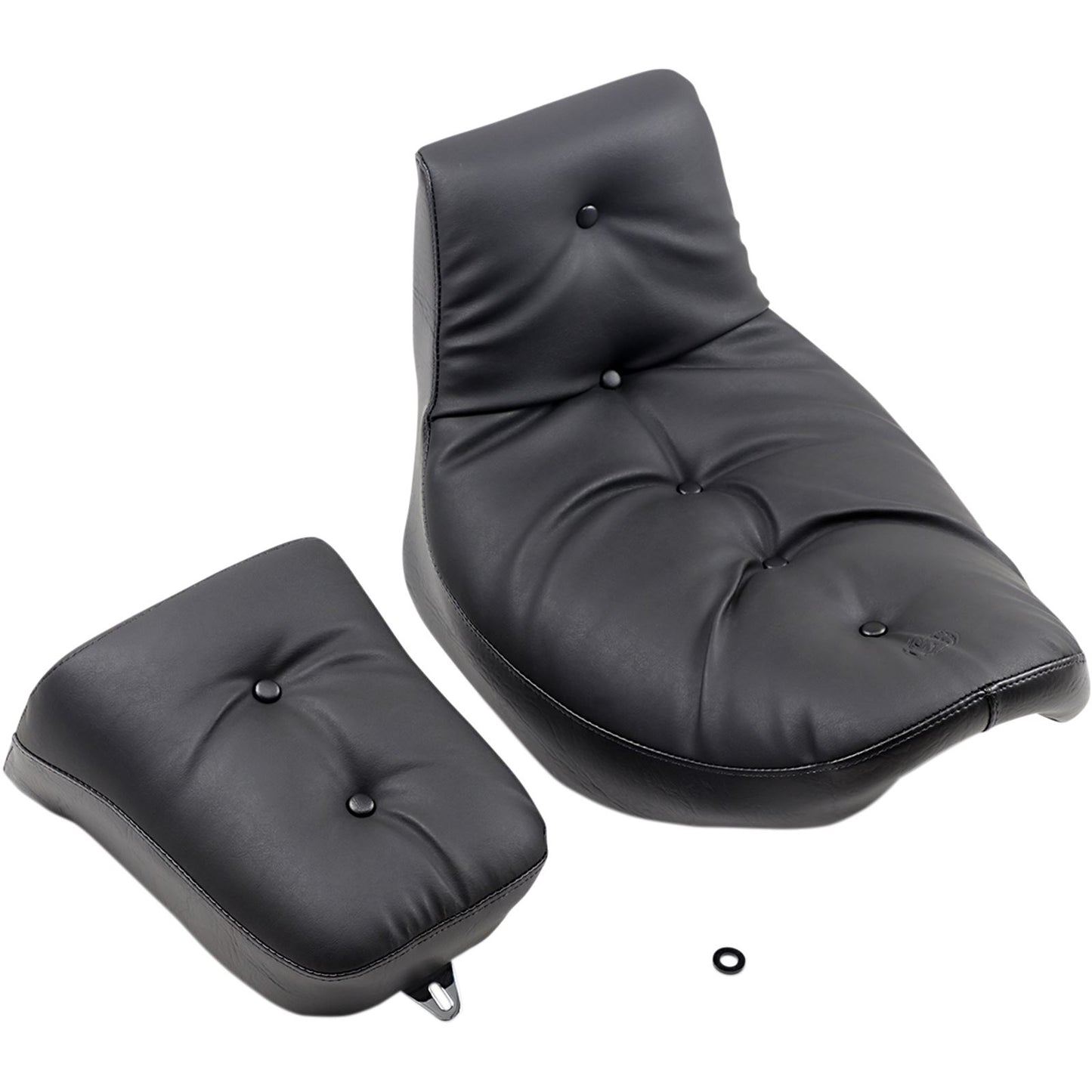 Mustang Motorcycle Products 2-Piece Regal Duke Pillow Seat - FXR '82-'94 75083_448208