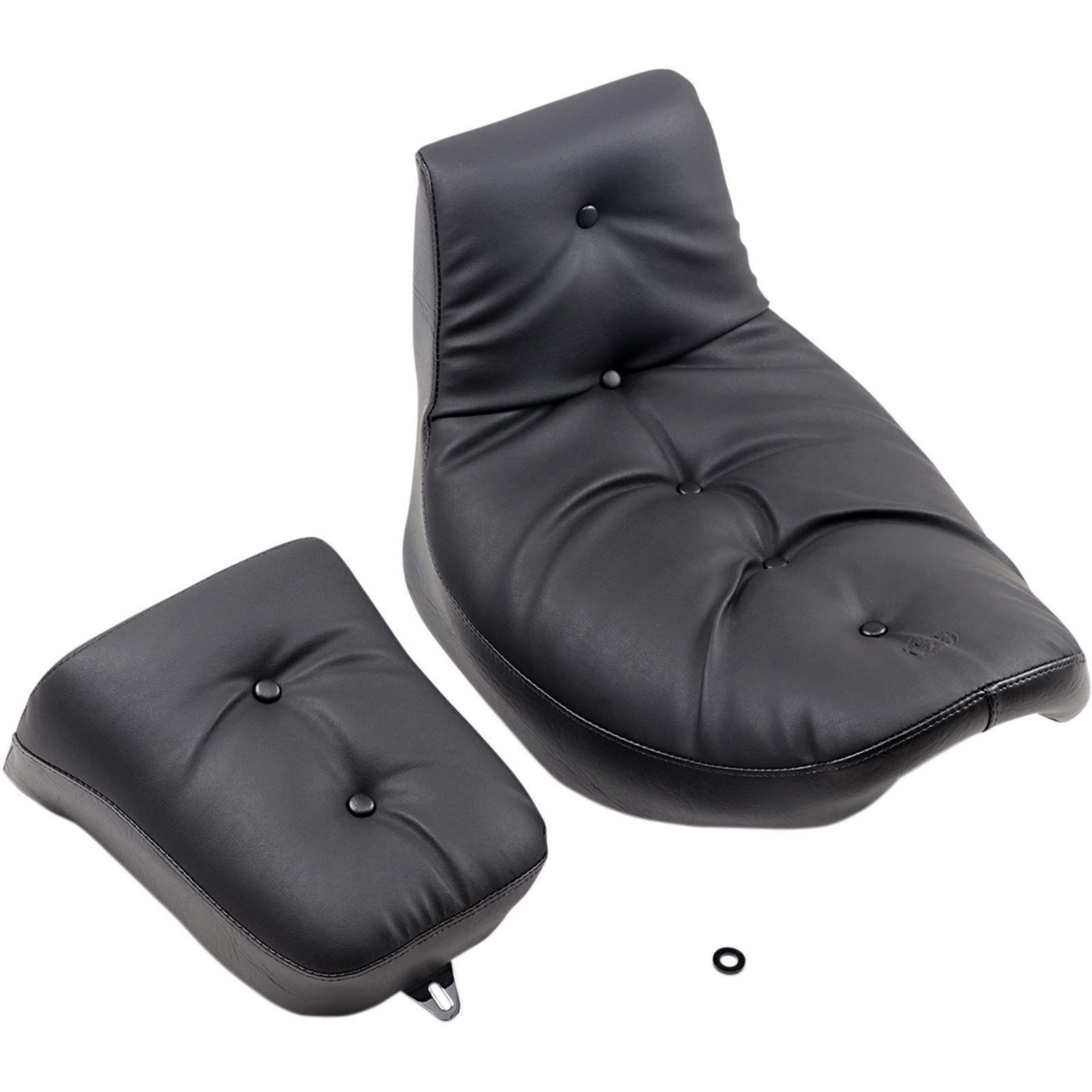 Mustang Motorcycle Products 2-Piece Regal Duke Pillow Seat - FXR '82-'94 75083_448208