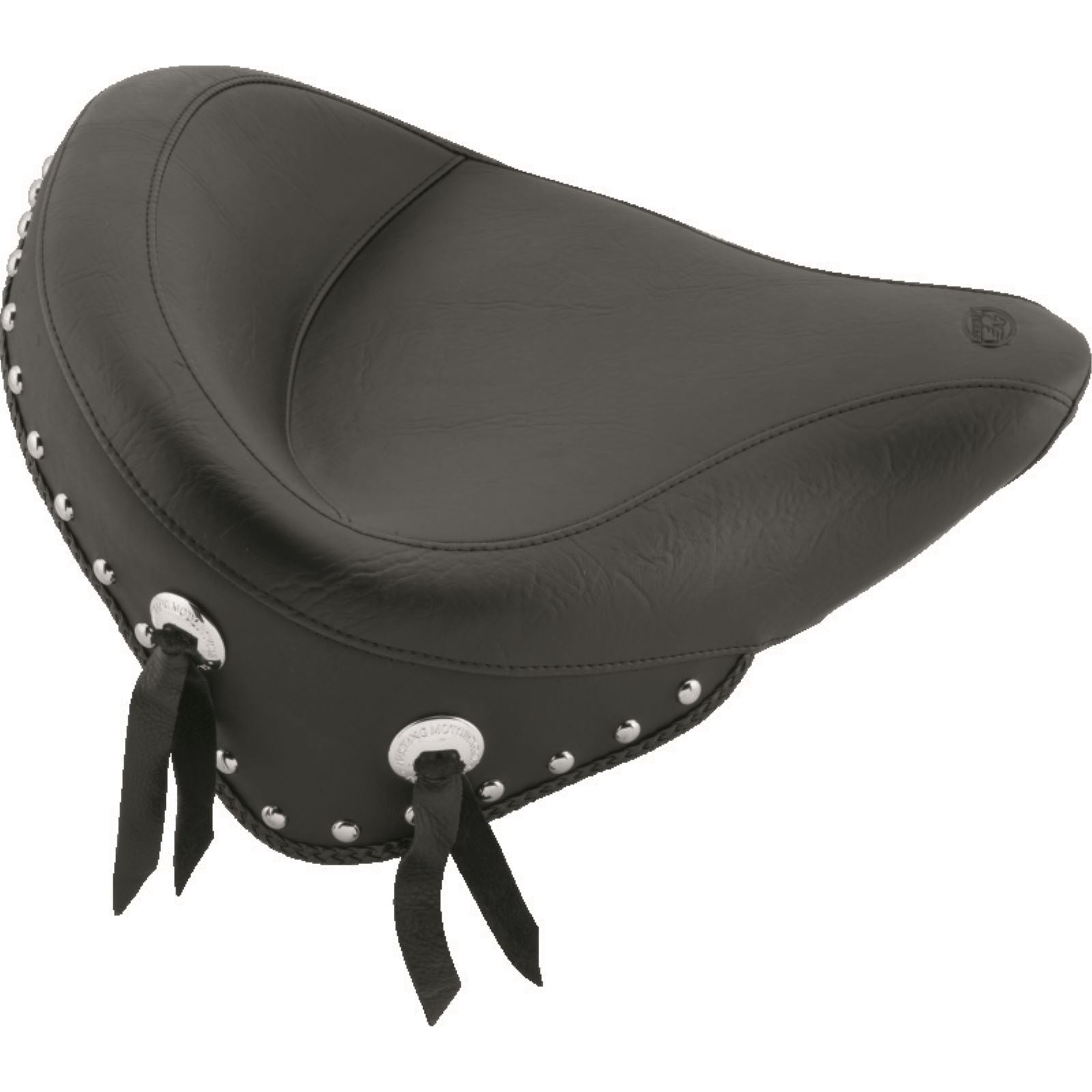 Mustang Motorcycle Products Wide Studded Solo Seat - Softail '84-'99 75506_1673940